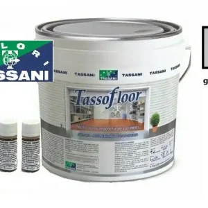 Nieuw Smalto all‘acqua per pavimenti Lt 3 Tassofloor Tassani Grigio 696+1651grig